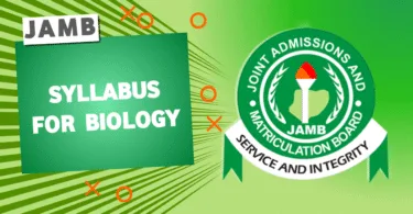 JAMB Syllabus for Biology