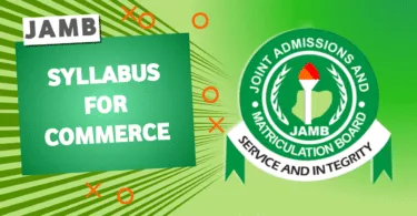 JAMB Syllabus for Commerce