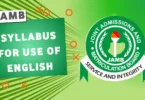 JAMB Syllabus for English Language