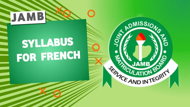 JAMB Syllabus for French