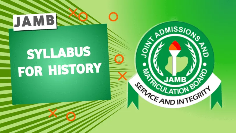 JAMB Syllabus for History