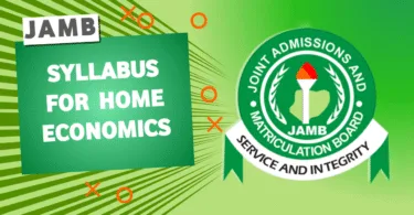 JAMB Syllabus for Economics