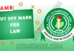 JAMB Cut Off Mark for Law